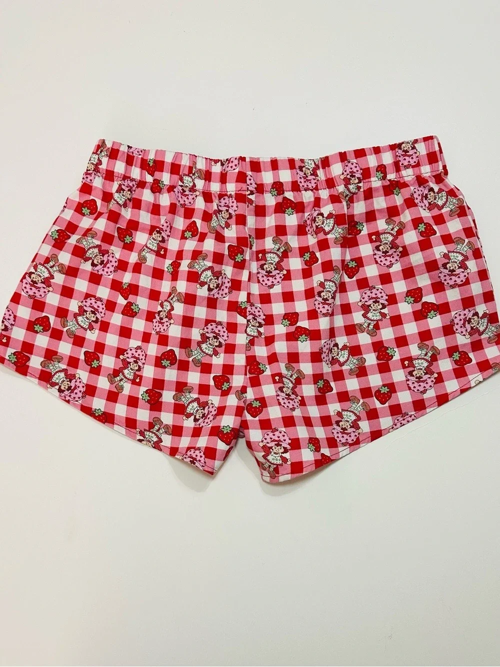 MAD Strawberry Shortcake Coquette Lounge Shorts XL Kawaii soft Girl Pajamas